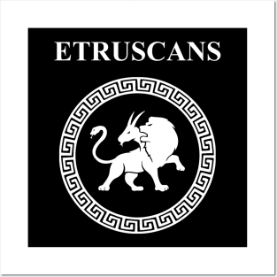 Etruscans Ancient Italy Civilization Chimaera Symbol Posters and Art